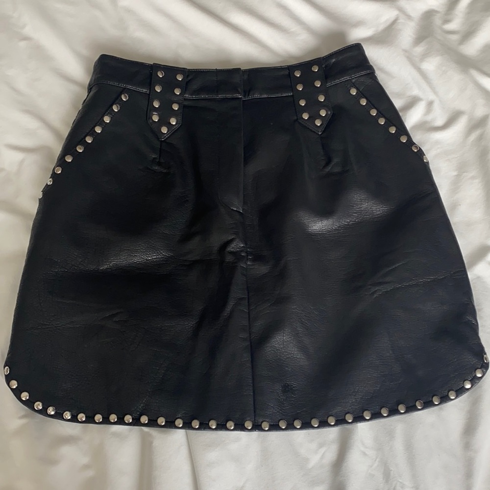 Leather skirt. NWOT.